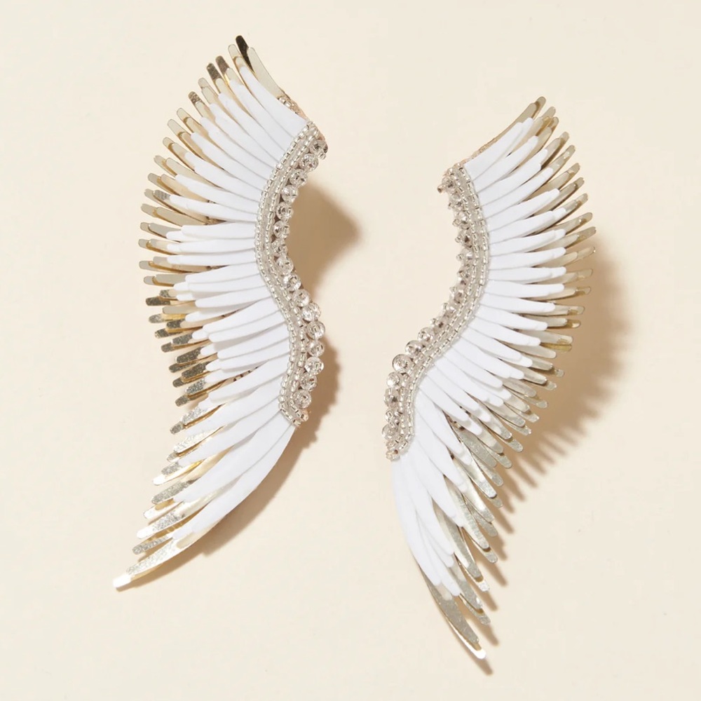 Mignonne Gavigan Madeline Earrings White Gold